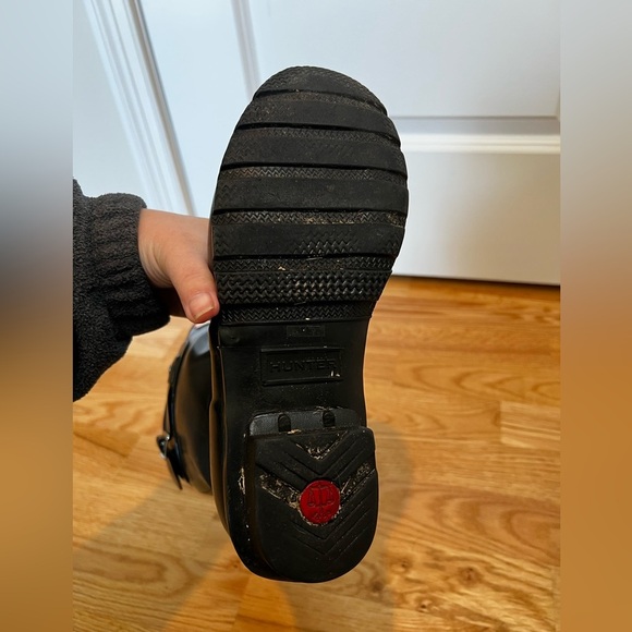 Hunter Black Short Rain Boots Women’s Size 7 - Picture 9 of 10